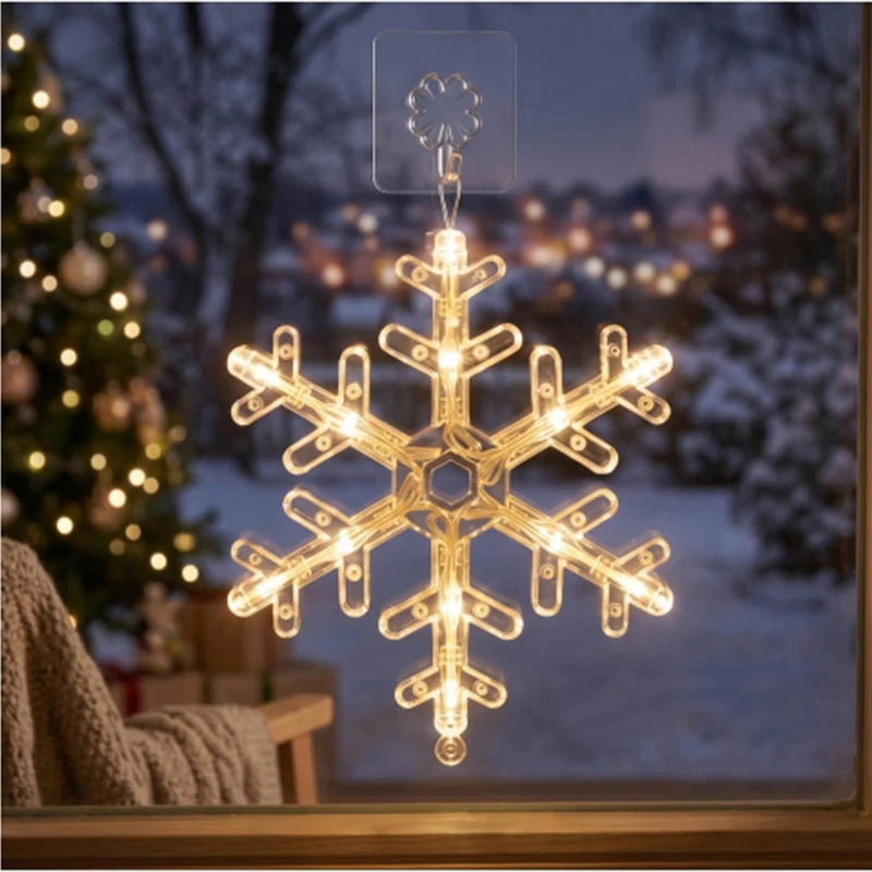 Samolepiaci háčik na okno na dekorácie priehľadný