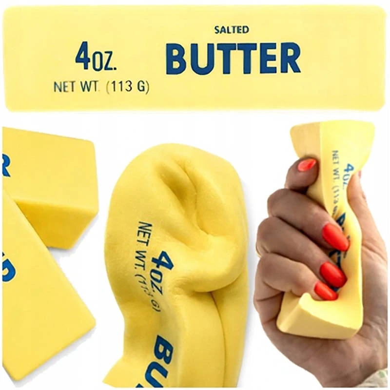 Butter Squishy – voňavá antistresová hračka maslo 14 c