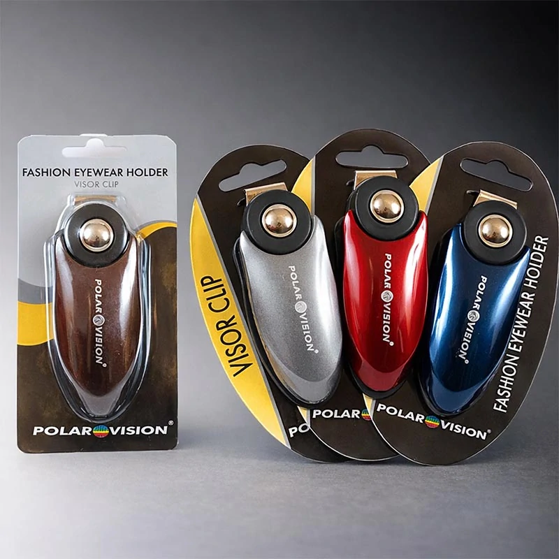 Držiak na okuliare do auta na slnečnú clonu