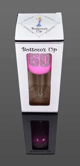 Čaša ružová "60"