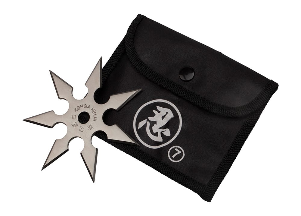 Hviezdica Shuriken 10cm/7 hrotov strieborná
