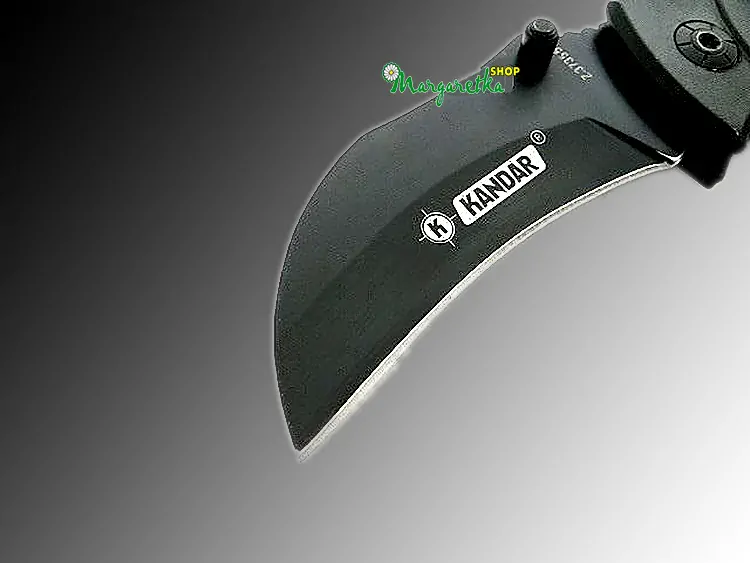 Nôž skladací KANDAR Black Karambit 18/7cm