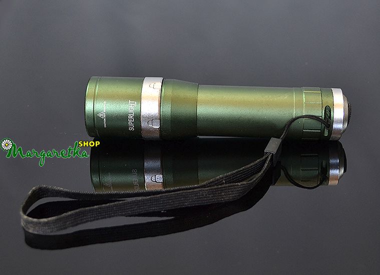 Baterka CREE LED green