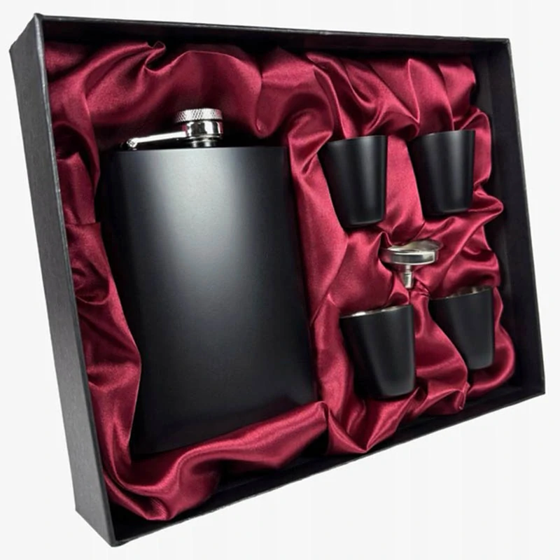 Ploskačka 240ml Black sada