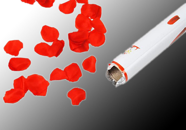 Vystreľovacie konfety lupienky ruže 