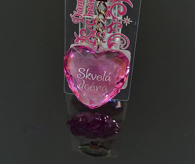 Prívesok Diamond Heart Skvelá dcéra