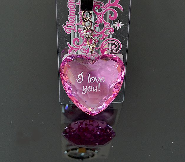Prívesok Diamond Heart I love you