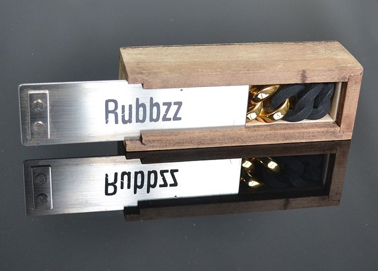 Náramok RUBBZZ BLACK & GOLD