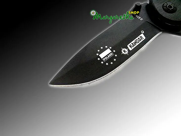 Nôž záchranársky KANDAR Fire Dept black 21/9cm