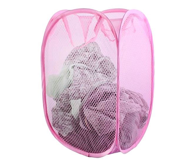 Kôš na hračky a prádlo ružový