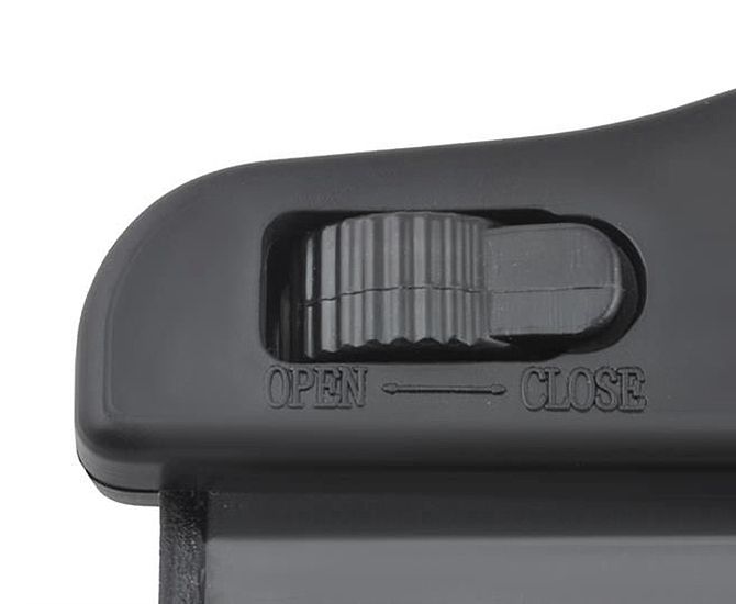 Vodotesný obal na telefón čierny