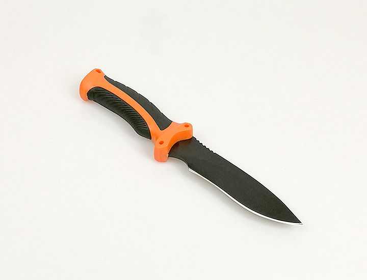 Kandar - Nôž poľovnícky Black-Orange 27/14cm