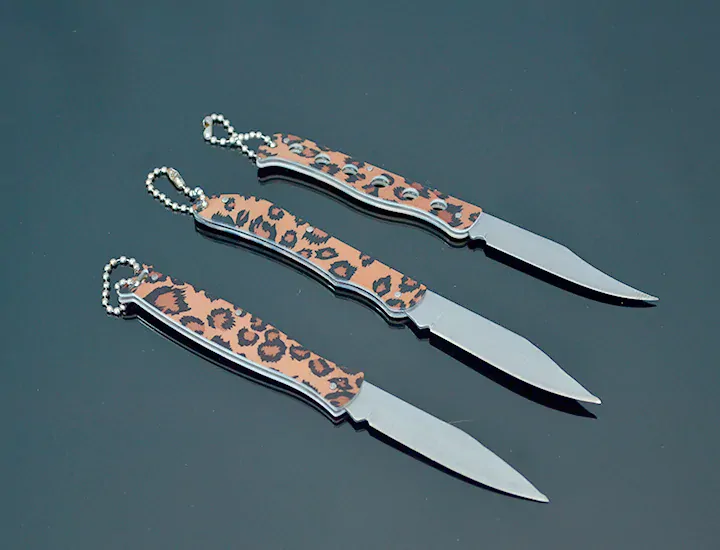 Vreckový nožík Skull Red 15/6cm