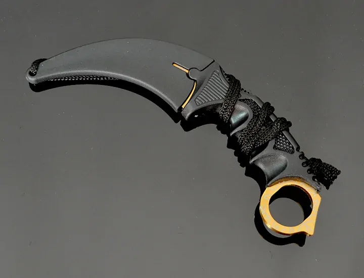 Nôž KARAMBIT CS:GO Spider Gold 19/9cm