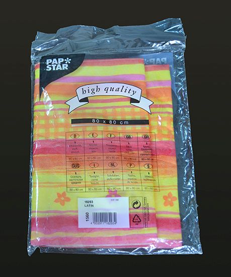 Obrus PAPSTAR 80x80cm Latin