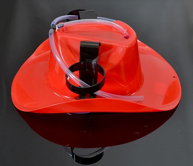 Klobúk na nápoje Cowboy red