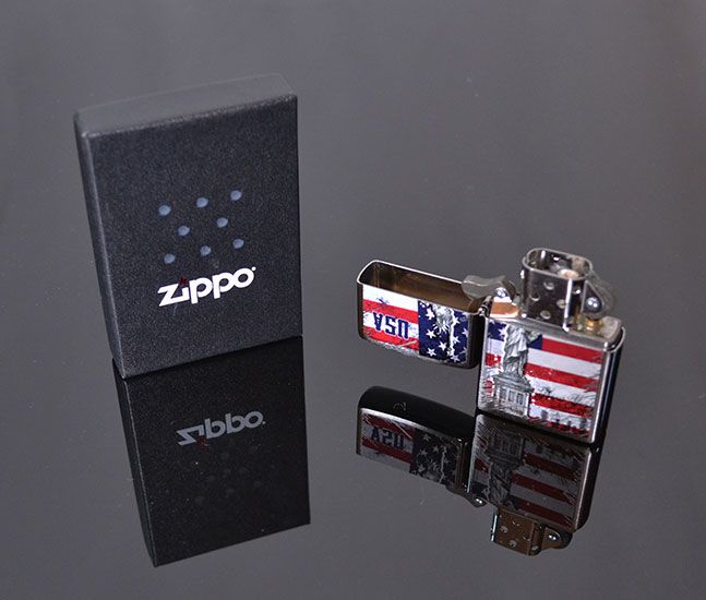 Zapaľovač ZIPPO USA Statue Of Liberty Flag