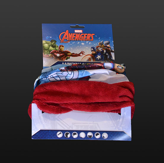 Avengers červený - Detský šál komín