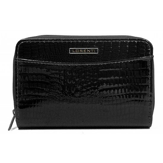 Peňaženka dámska kožená Lorenti 01-12 RC čierna