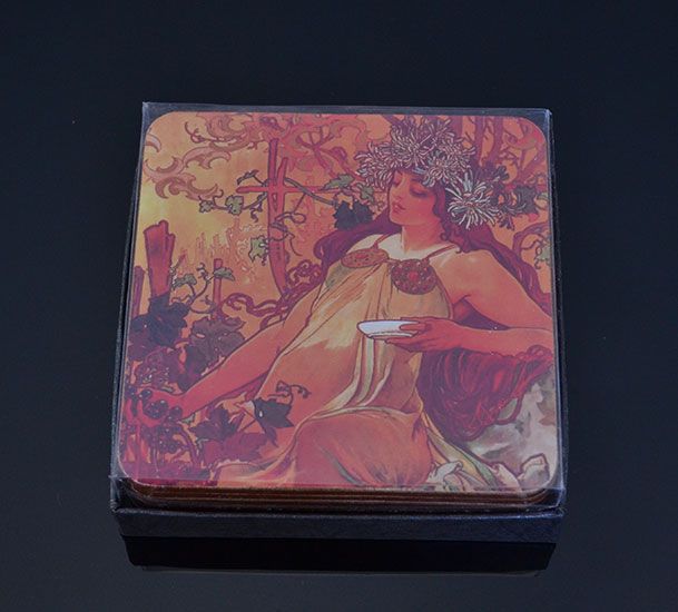 Alfons Mucha-Podložka korková Fusaichi Pegasus-Jeseň
