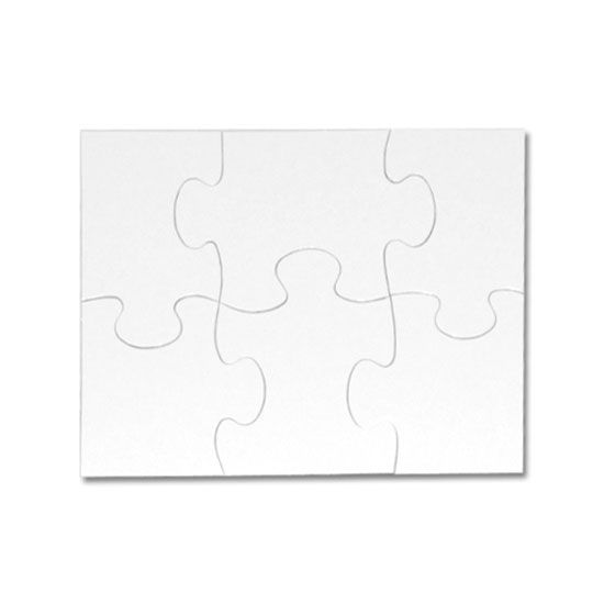 Detské puzzle s potlačou A5 18x12,5cm (6 dielikov)