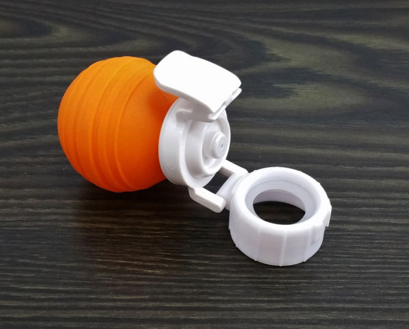 Uzáver na udržanie bubliniek vo fľaši