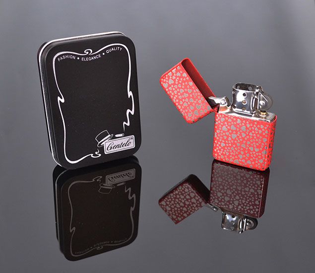Zapaľovač benzínový Gentelo Hearts Design