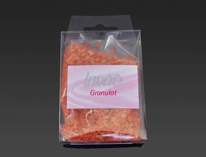 Dekoračné kamienky 2-3mm Invero oranžové 100ml