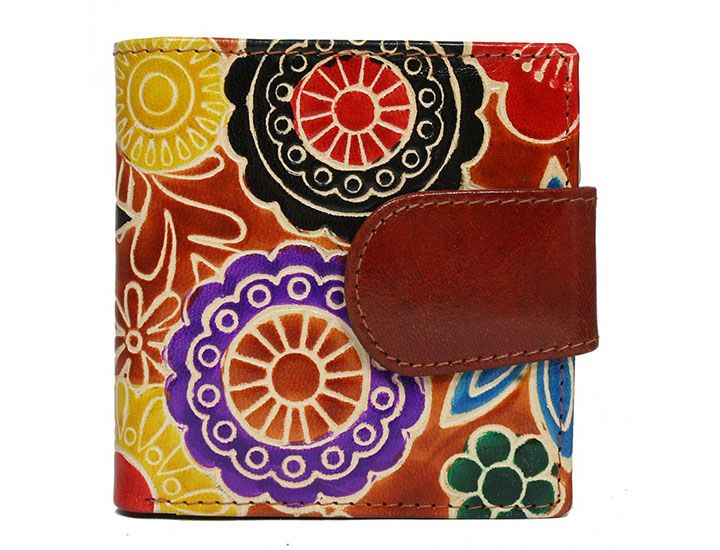 Peňaženka dámska kožená SPG-98 SHANTI brown