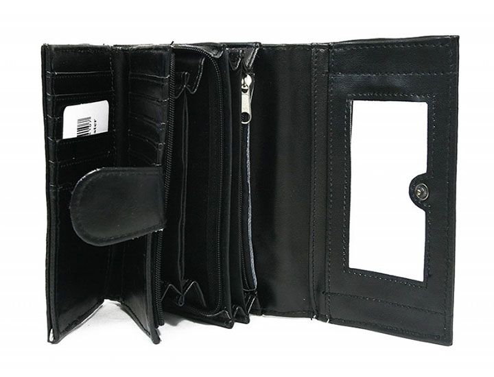 Peňaženka dámska ekokoža D16 black