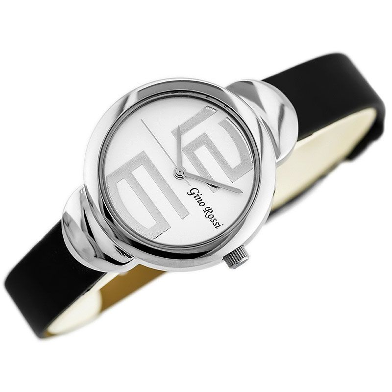 Náramkové hodinky GINO ROSSI - 8311A silver/black