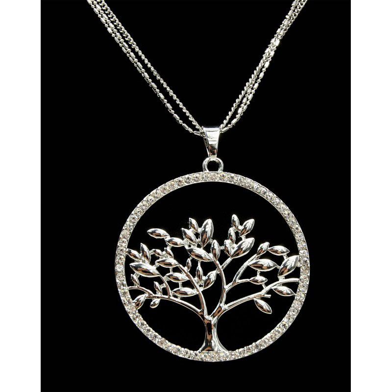 Náhrdelník dámsky Lorenti Tree in Ring silver I.