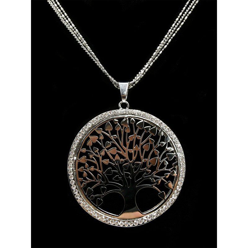 Náhrdelník dámsky Lorenti Tree in Ring silver II.