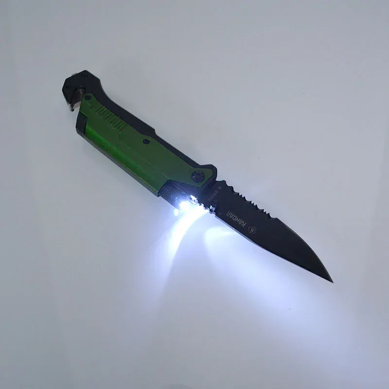 Nôž záchranársky KANDAR Green 3v1 22/9cm