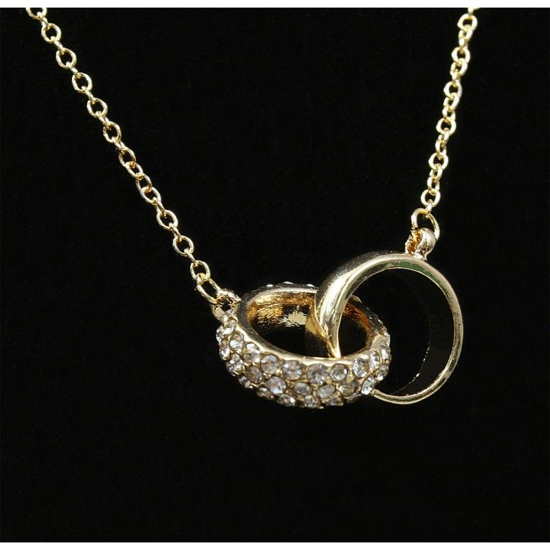 Náhrdelník dámsky Lorenti Two rings gold