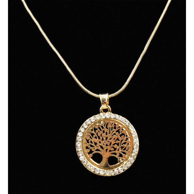 Náhrdelník dámsky Lorenti Tree in Ring gold III.