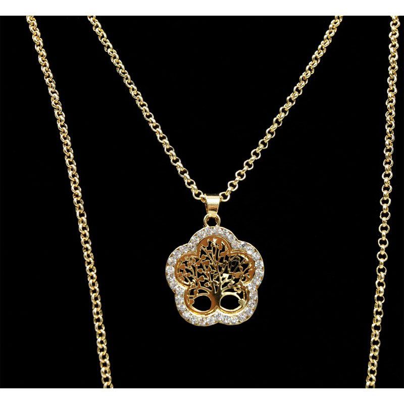 Náhrdelník dámsky Lorenti Tree in Flower silver double