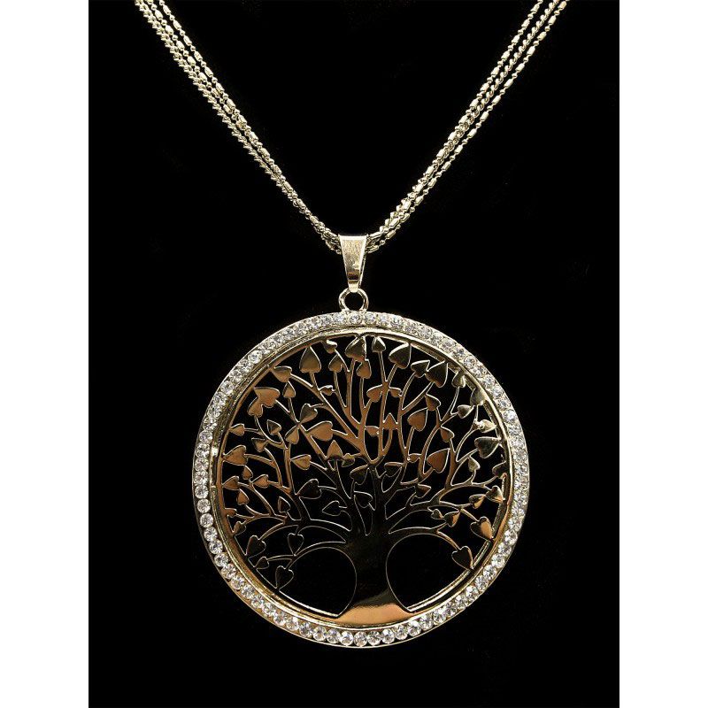 Náhrdelník dámsky Lorenti Tree in Ring gold II.