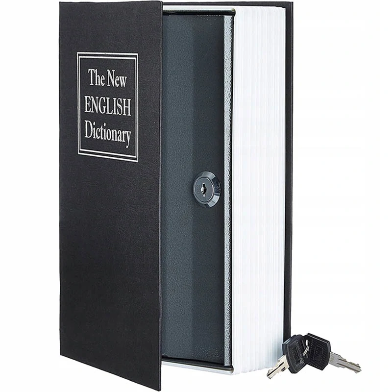 Sejf v knihe Anglický slovník 24cm