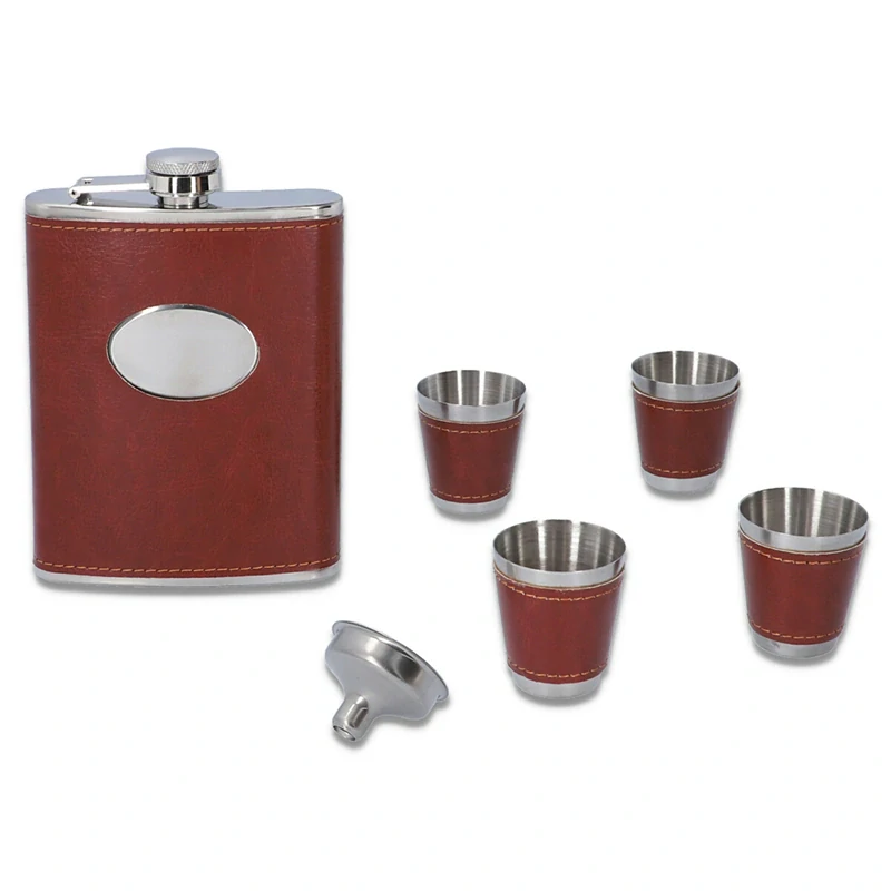 Ploskačka 240 ml v darčekovej kazete Chess – šachový set