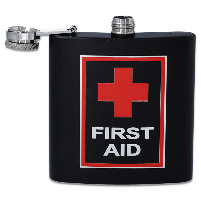 Ploskačka nerez - FIRST AID 180 ml 