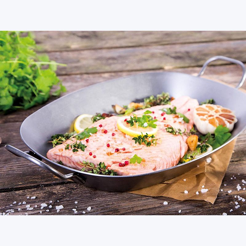 Oceľová oválna panvica CHG 37,5cm II.trieda