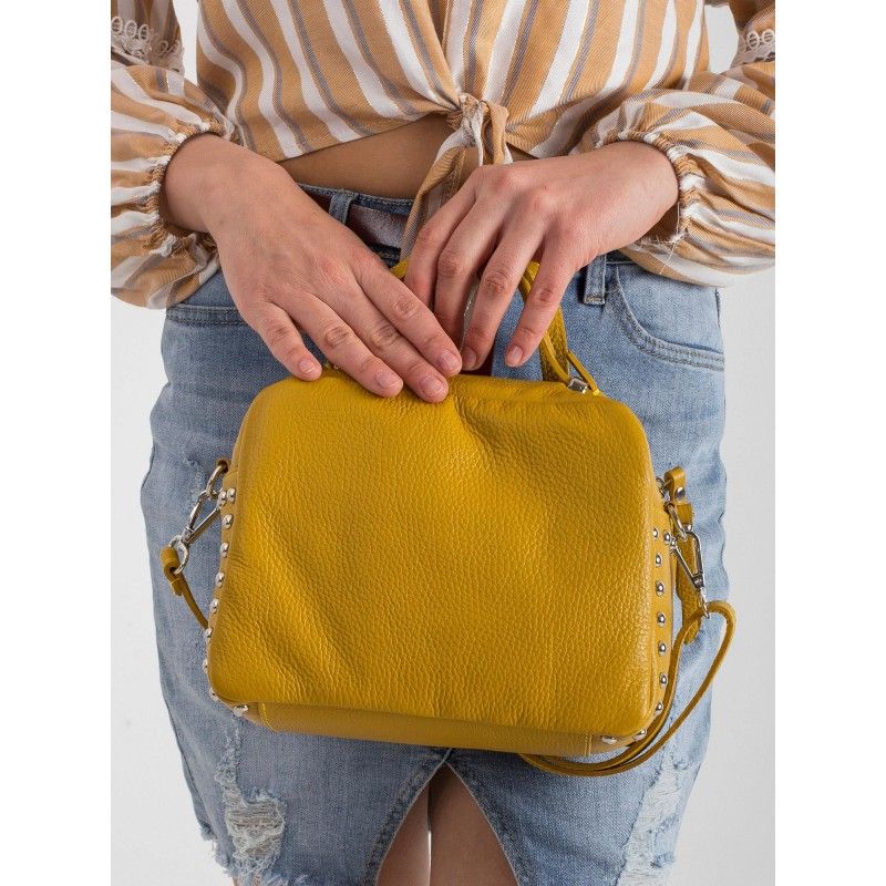 Kabelka kožená Rovicky TWR-75 yellow