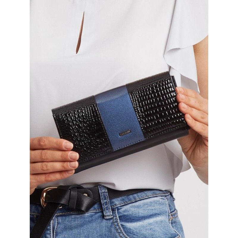 Peňaženka kožená Cavaldi PX27-1-J blue