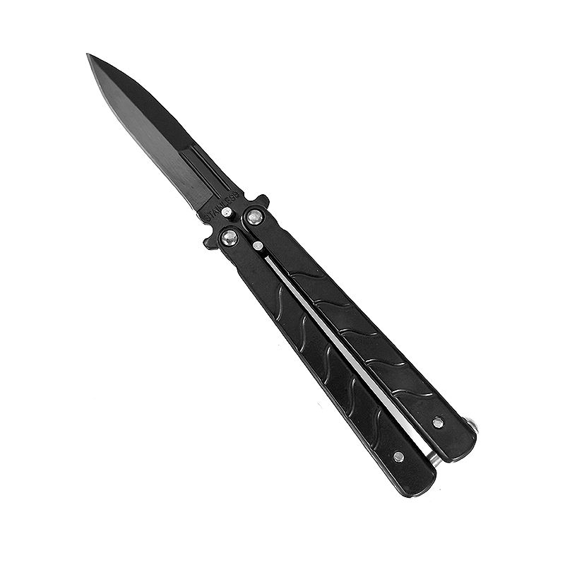 Nôž motýlik black II. 17/8cm