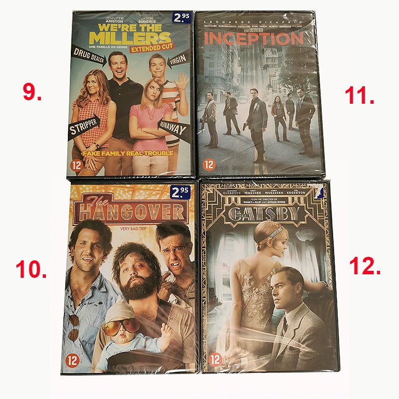 Filmy na DVD disku EN