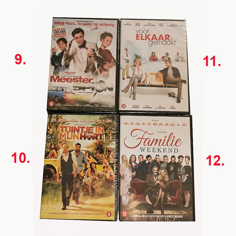 Filmy na DVD disku NL