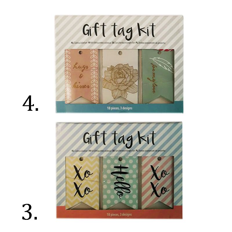 Štítky na darčeky 18ks