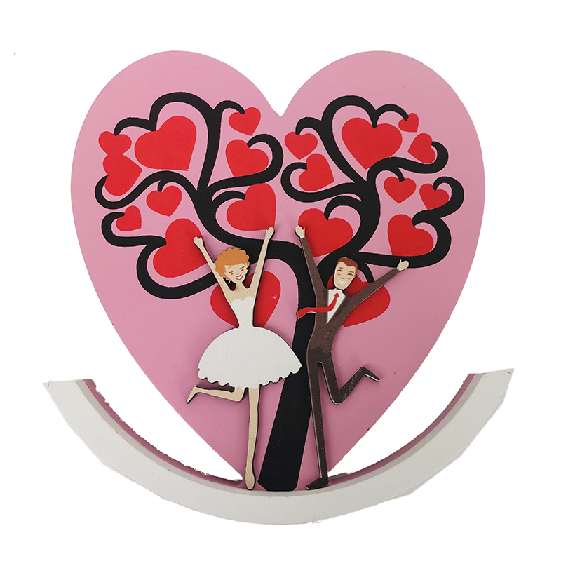 Svadobná dekorácia ružovo-biela 