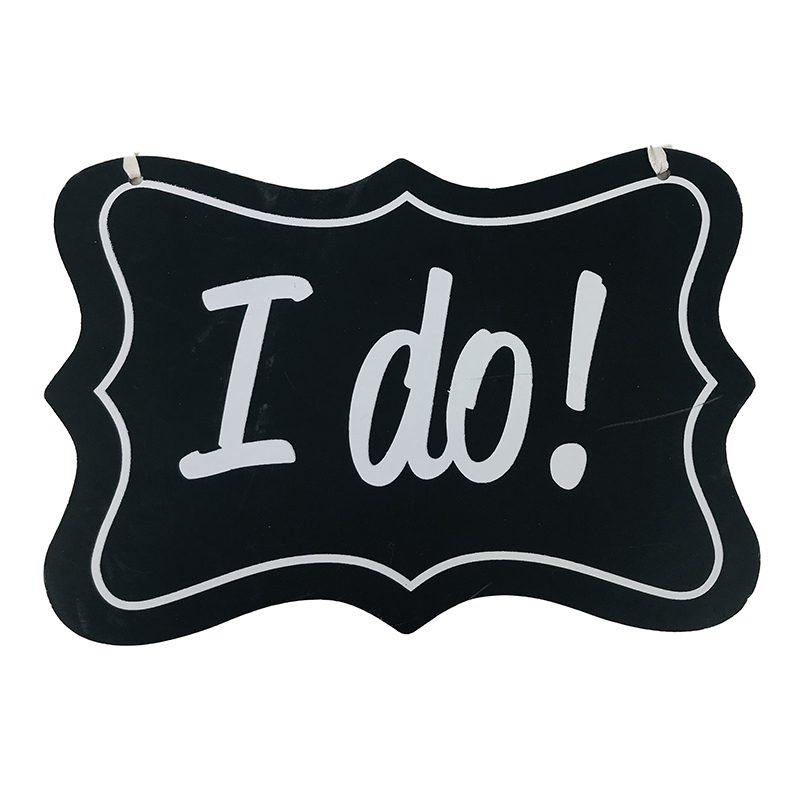 Svadobná tabuľka dekoračná Yes!/I do!